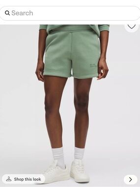 lululemon athletica Sage Green Athletic Shorts